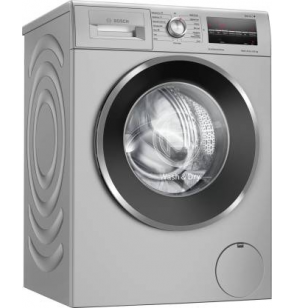 BOSCH 9/6 kg Inverter Washer with Dryer with In-built Heater Silver  (WNA14408IN)