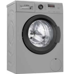 BOSCH 6.5 kg Fully Automatic Front Load Black, Silver  (WLJ2006DIN)